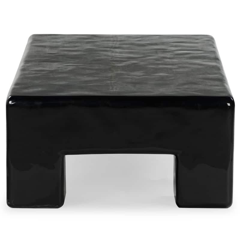 SAFAVIEH Couture Branford Rectangle Concrete Coffee Table - 53"W x 32"D x 16"H