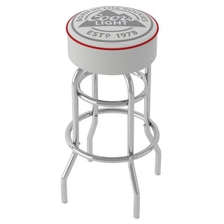 Coors Light Chrome Bar Stool with Swivel 20