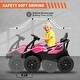 preview thumbnail 14 of 19, 24V Ride On Toys for Big Kids, 4 Eva Wheels Utv
