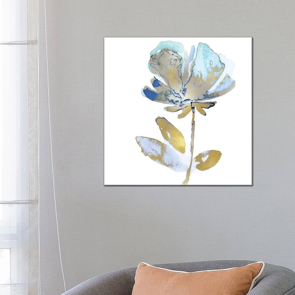iCanvas "Fresh Bloom Aqua II" by Vanessa Austin Canvas Print