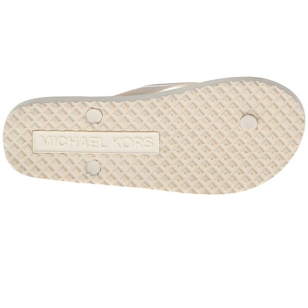 michael kors vanilla flip flops