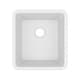 preview thumbnail 41 of 47, 16" x 18" Quartz Single Bowl Sink Drop-In/Undermount Granite Composite - 16"x18"