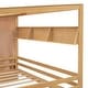 preview thumbnail 7 of 25, Multifunction Full Size House Bed Frame w/ 2 Drawers & Built-in Wardrobe(with Curtain), Wood Storage Bed Frame for Kids, Teens