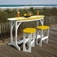 preview thumbnail 59 of 88, Shoreline Surfboard 3-Piece Bar Height Balcony Set