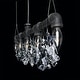 preview thumbnail 4 of 3, Maximalist 7-Bulb Bar Chandelier Linear Suspension - 42 x 1.5 x 6