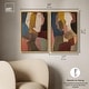 preview thumbnail 22 of 59, Contemplation Dialogue Abstract Art Set Canvas Print by Art Remedy
