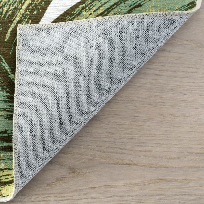 Nuloom Cyra Splashguard Graphic Machine Washable Area Rug