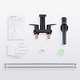 preview thumbnail 37 of 41, WOWOW 4 in. Centerset Double Handle Waterfall Bathroom Sink Faucet