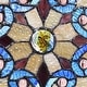 preview thumbnail 4 of 10, River of Goods Brandi's Amber Stained Glass 26-inch Window Panel - M