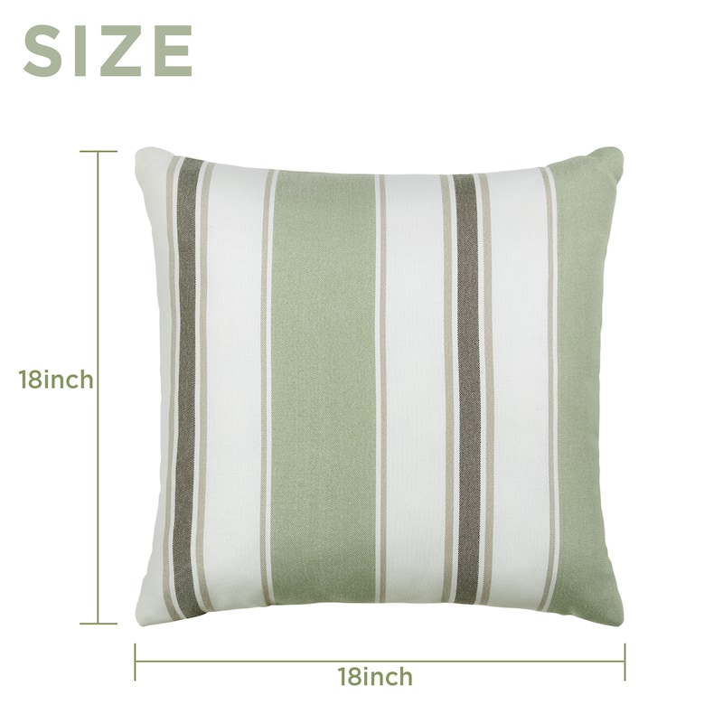 Cooling Outdoor Pillows with Pure Cotton Cover Set of 2