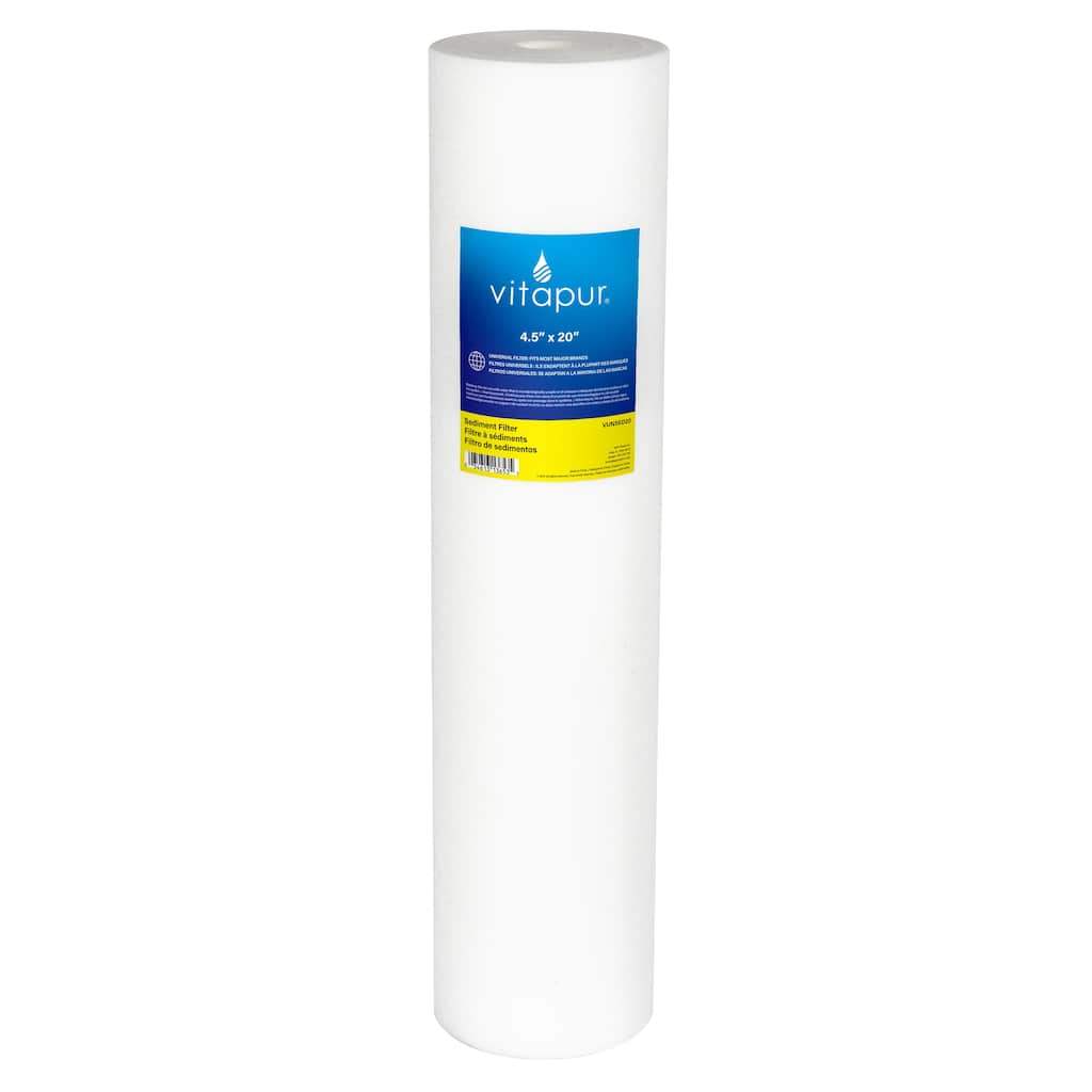 Vitapur Whole Home UV Rack 20in Sediment Filter