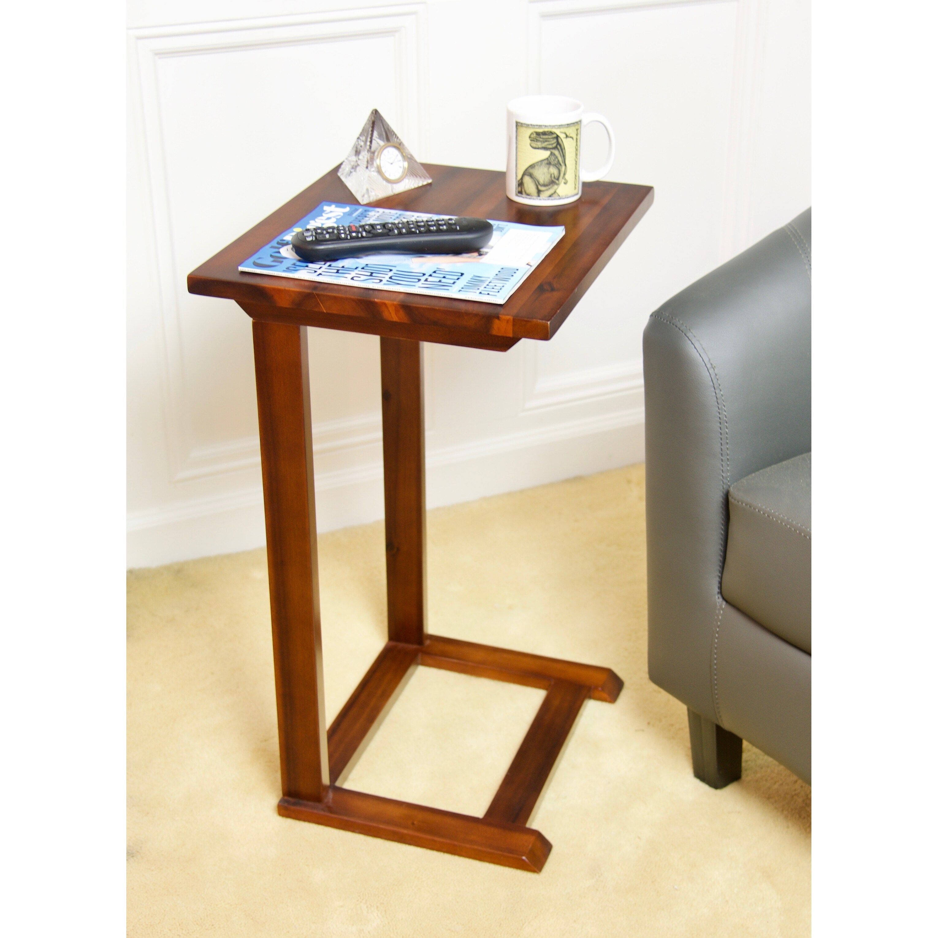 Shop Porch Den Holly Hill Solid Acacia Sofa C Table Overstock