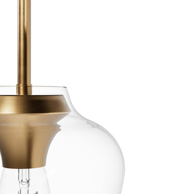 Hunter Vidria 1-Light Mini Pendant - Kitchen Island, Dining Room, Bedroom - Contemporary, Transitional
