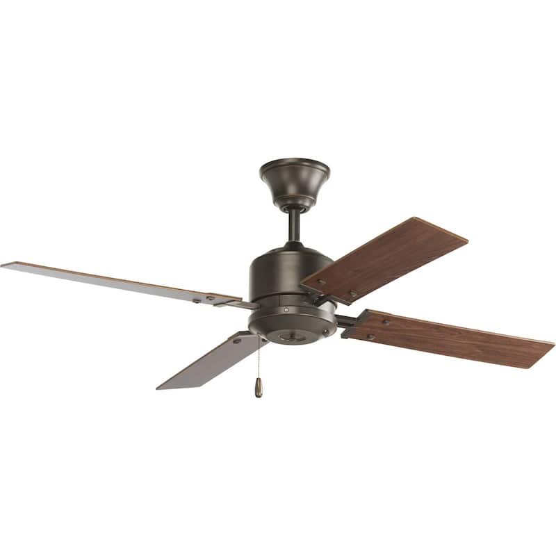 Clifton Heights Collection 52" Four-Blade Ceiling Fan - 21.750" x 9.750" x 10.500" - 21.750" x 9.750" x 10.500"