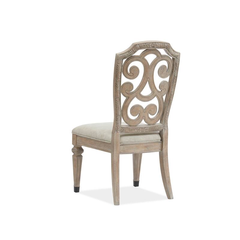 Magnussen Home Marisol Fawn Upholstered Side Chair Two Pack - 21''W x 25''D x 42''H