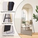 preview thumbnail 10 of 30, Metal Arch Full Length Mirror Floor Mirror Wall-Mounted