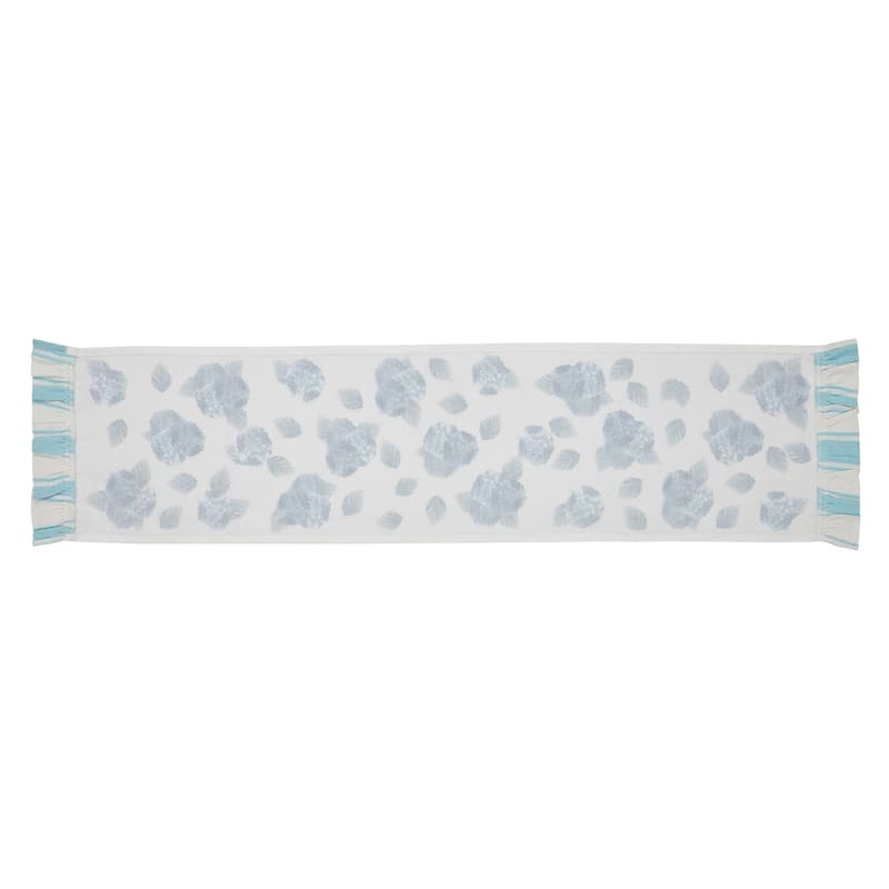 Finders Keepers Hydrangea Ruffled Runner 12x36