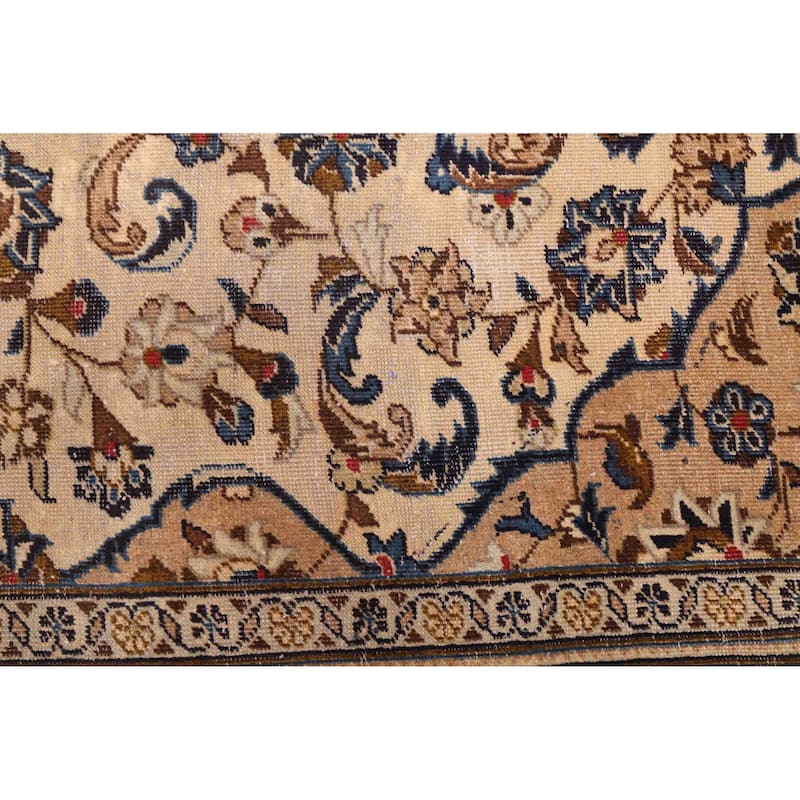 ECARPETGALLERY Hand-knotted Antalya Vintage Cream Wool Rug - 5'10 x 9'10