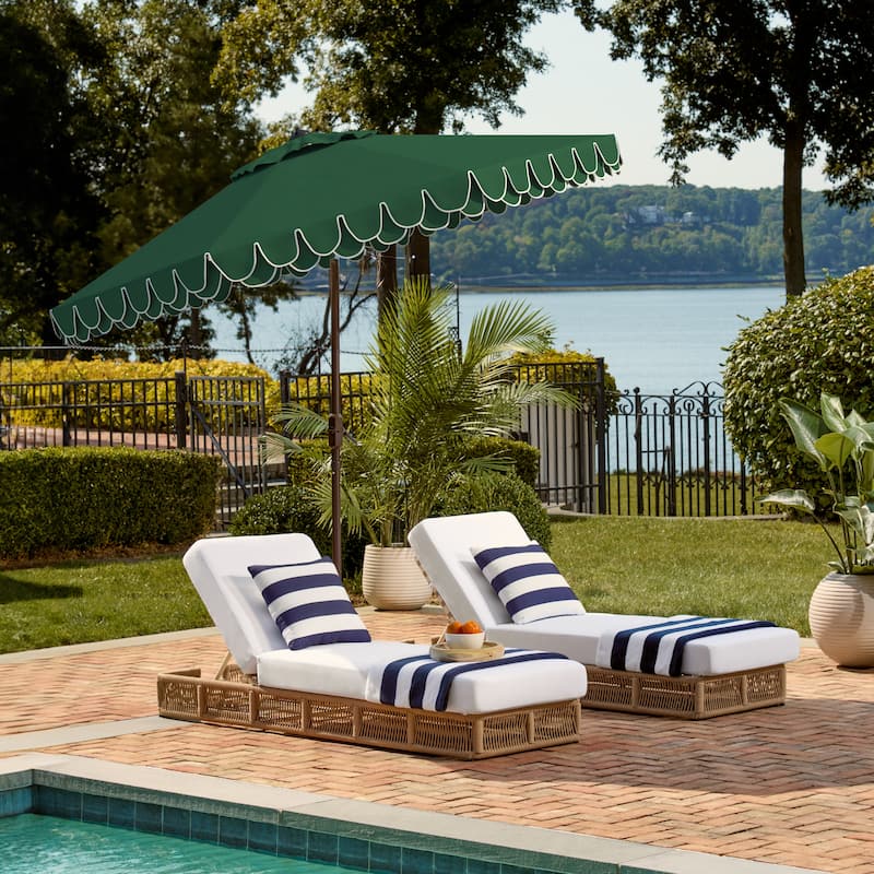 SAFAVIEH Gebbine Elegant 9-Foot Umbrella