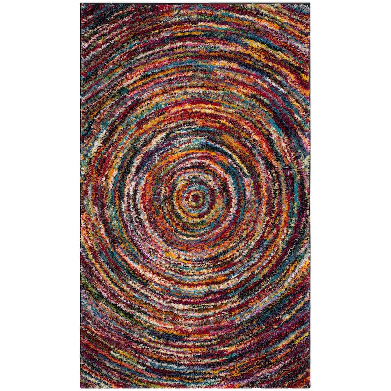 SAFAVIEH Fiesta Shag Karima Abstract Rug - 2'3" x 4' - Multi