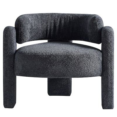 Boucle Upholstery Accent Chair