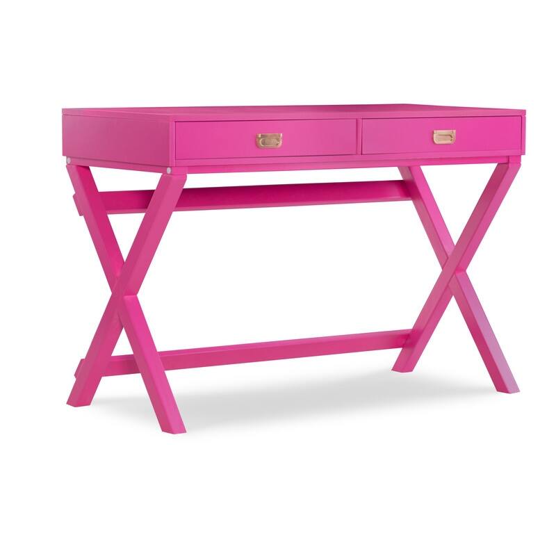 Poppy Rectangular Writing Desk with Storage