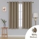 preview thumbnail 47 of 72, Deconovo Solid 52 Width Curtains Panel Pair(2 Panel) 52x45 Inch - Khaki
