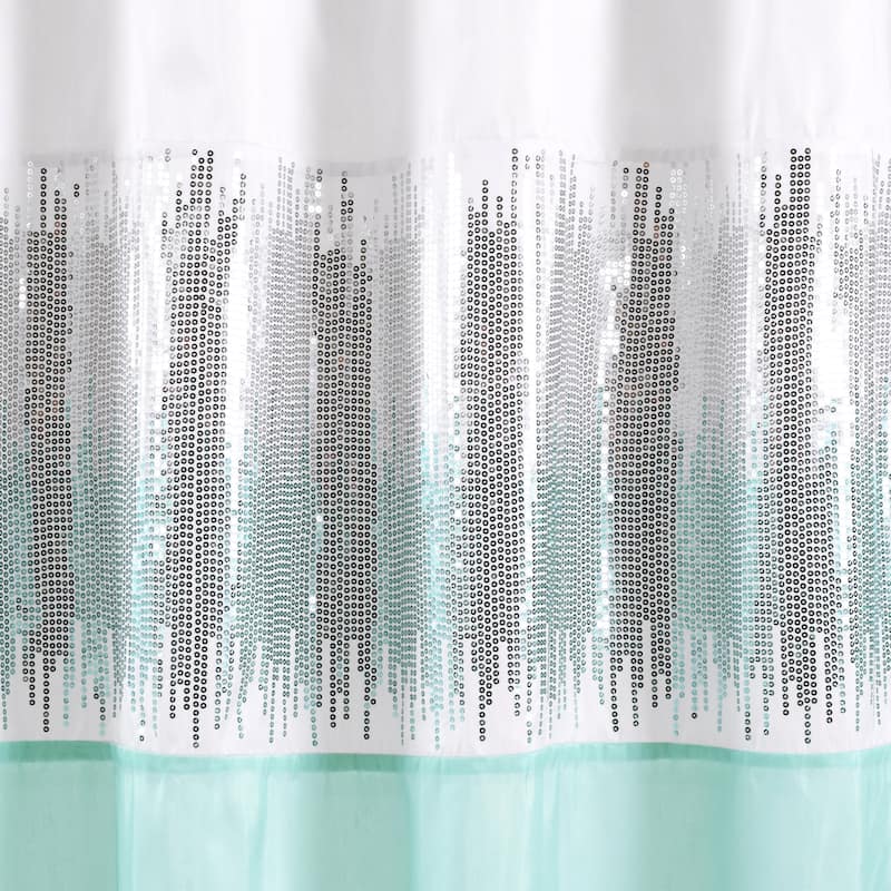 Lush Decor Night Sky Sequins Embroidery Valance - 18" x 52"