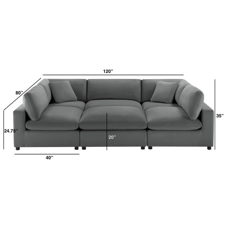 Cambrai Modular 6-Piece Nest Sectional by Greyson Living