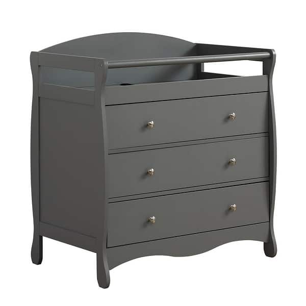 Grey Three Drawer Chaning Table - Bed Bath & Beyond