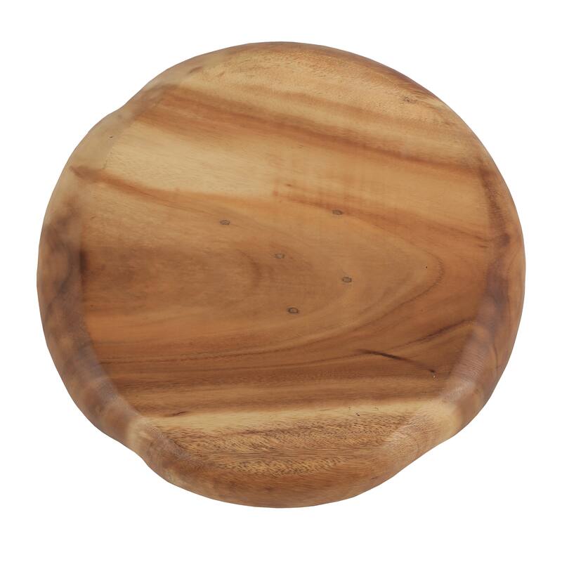 Elk Home Weller Black Finish Wood 18 Inch Wide Plate