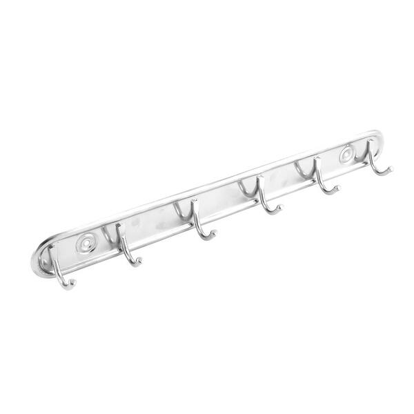 Shop Stainless Steel Household Wall Mounted Clothes 6 Hooks Towel