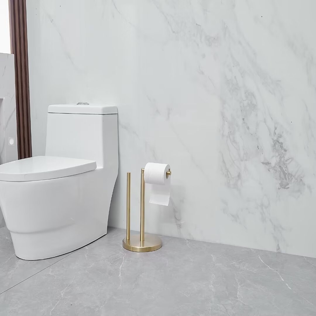 VIBRANTBATH Freestanding Toilet Paper Holder & Reviews