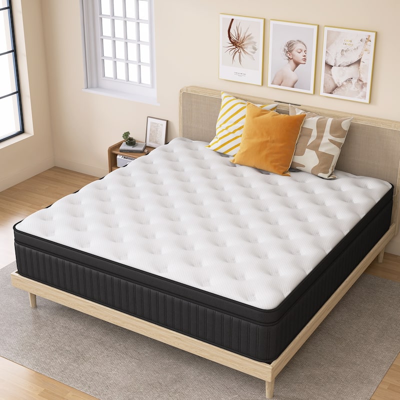 12" Medium Hybrid Mattress with Pocket Spring Motion Isolation