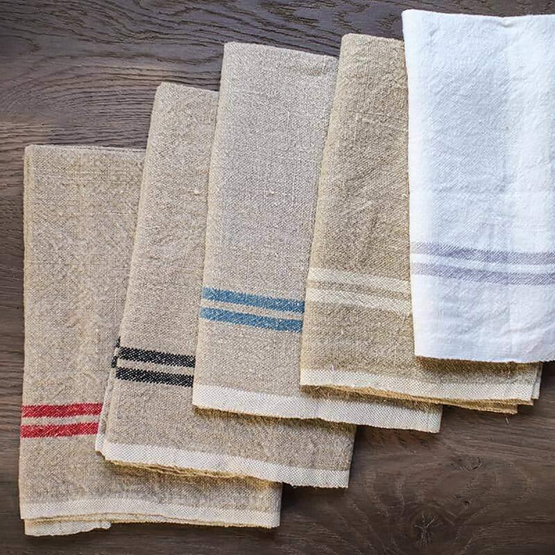 Caravan Vintage Linen Towels - Set of 2