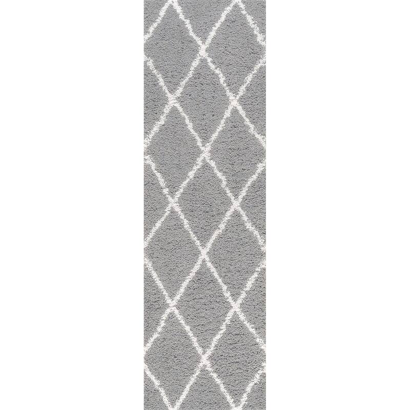 Joy Shag Moroccan Stripe Indoor Area Rug
