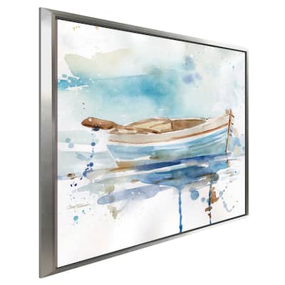 "Malibu Marina I" by Carol Robinson Print on Floating Canvas