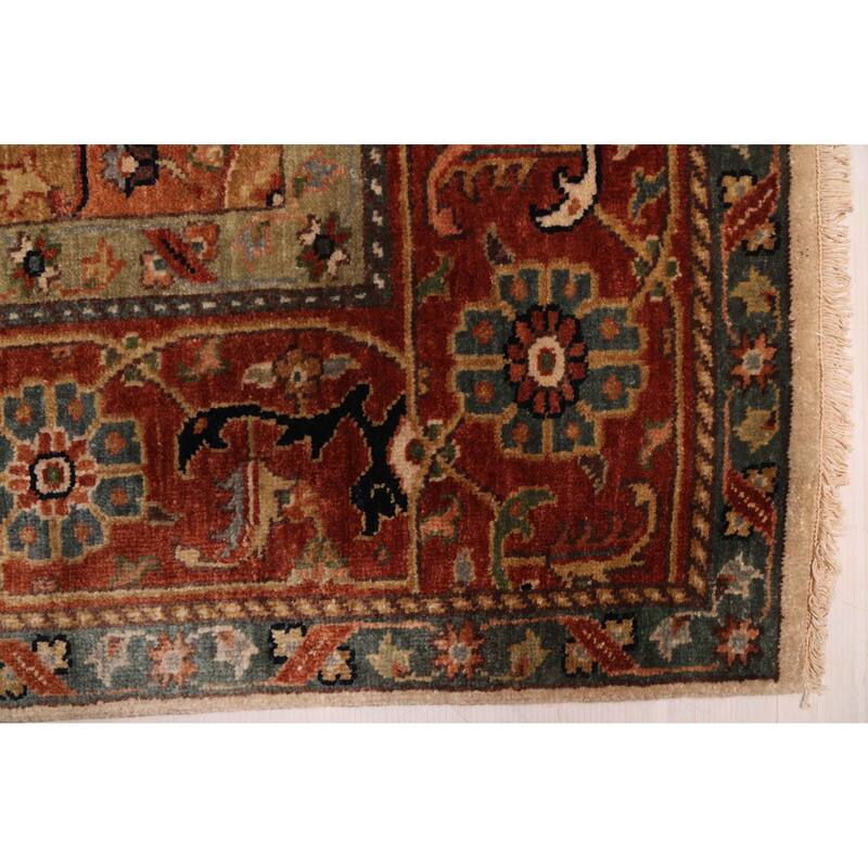 ECARPETGALLERY Hand-knotted Jules Sultane Ivory Wool Rug - 7'11 x 9'8