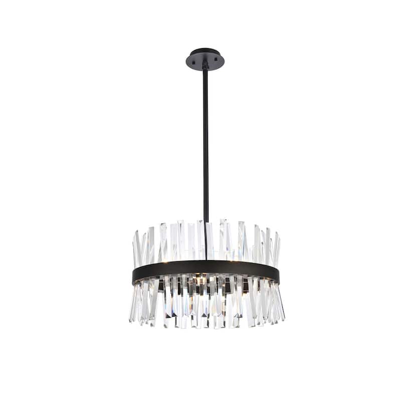 Indigo Home 20 inch crystal round pendant light
