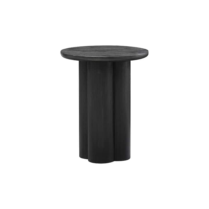 NPD Furniture Mayville Solid Wood Side Table - Alto Black