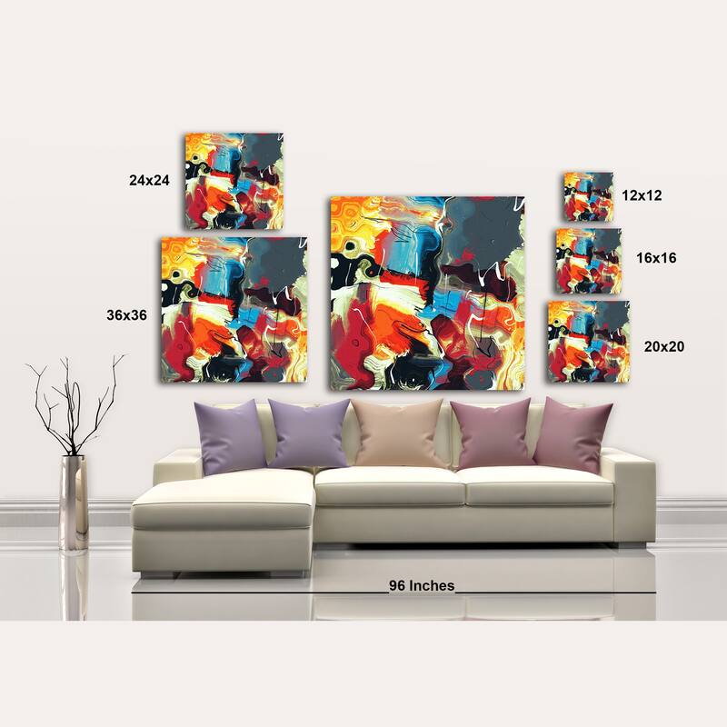 Fine Art Studio "Abstract 1779" by R Bolokofsky Gallery Wrap Canvas
