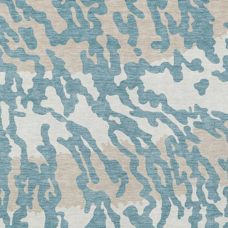 HomeRoots Animal Print Transitional Rectangle Outdoor Rug