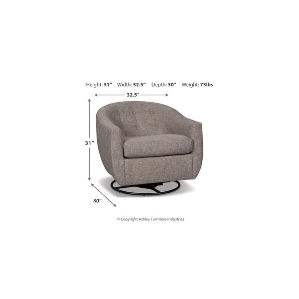 Upshur Swivel Glider Accent Chair