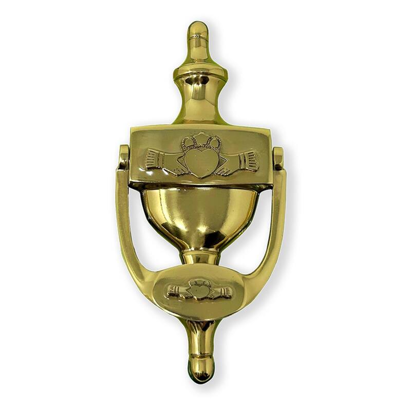 Irish Claddagh Brass Door Knocker- Antique Finish