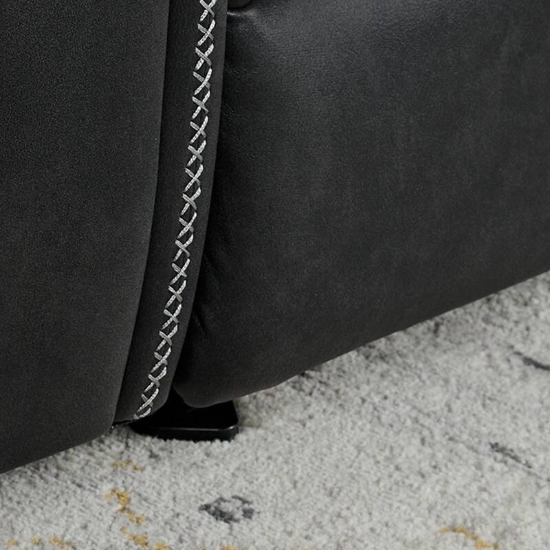 Spruce & Spring Lauren Manual Recliner Glider Rocker Chair for Living Room