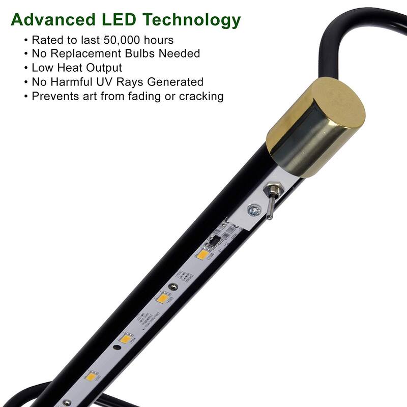 Cocoweb 16" Tru-Slim Plug-In LED Picture Light in Chrome - 16 Inch