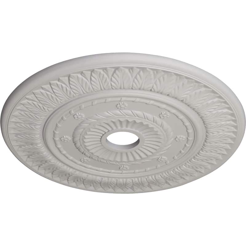 26 3/4"OD x 3 5/8"ID x 1 1/8"P Leaf Ceiling Medallion