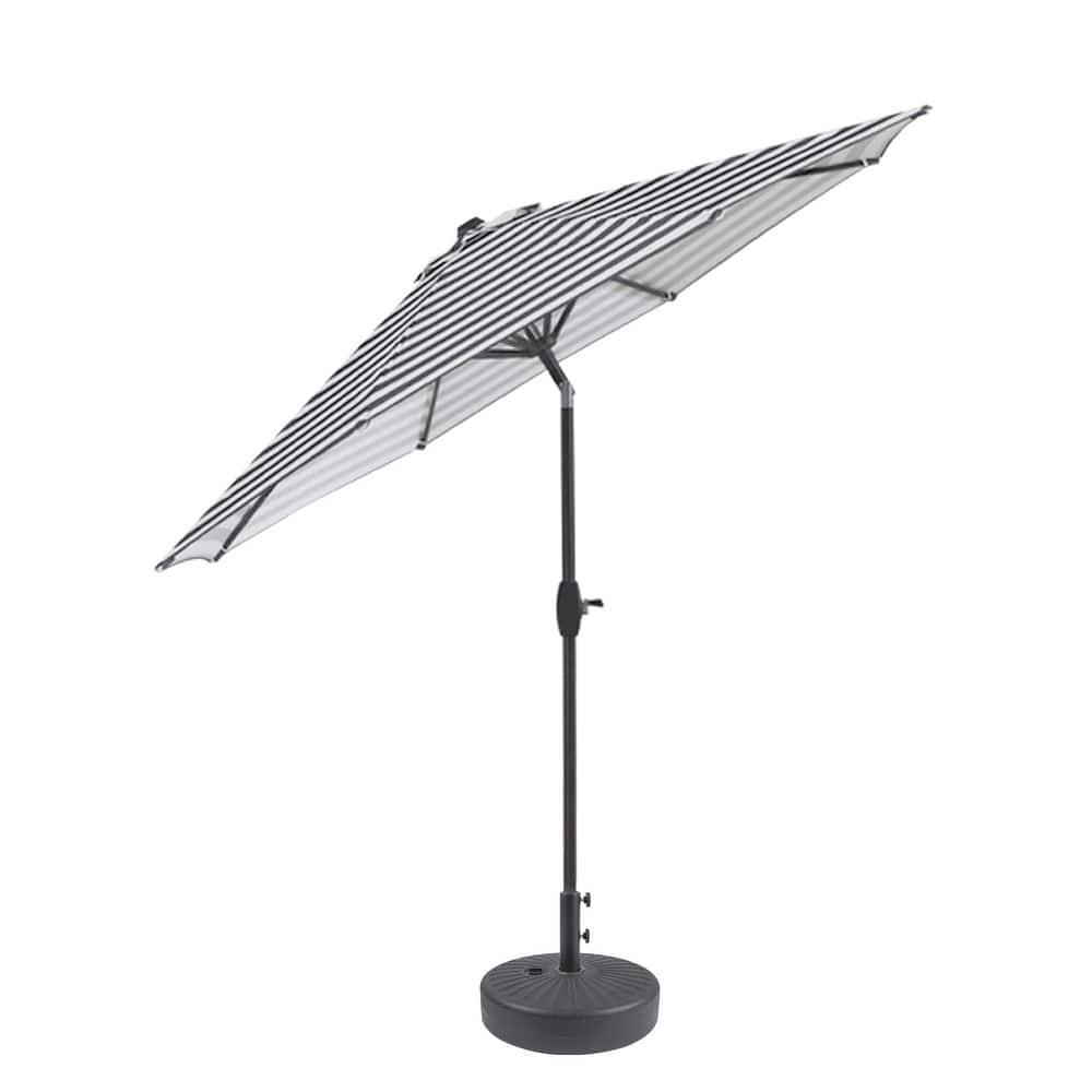 Holme 9-foot Patio Umbrella and Base Stand