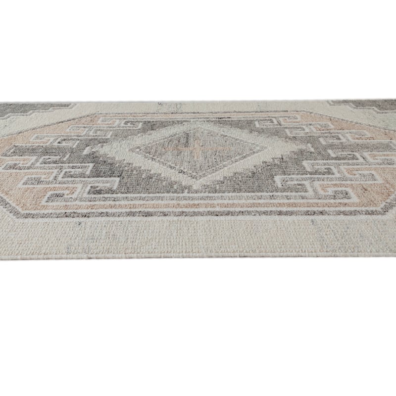 Terra by Obeetee Lean Kashmir Gray Rug