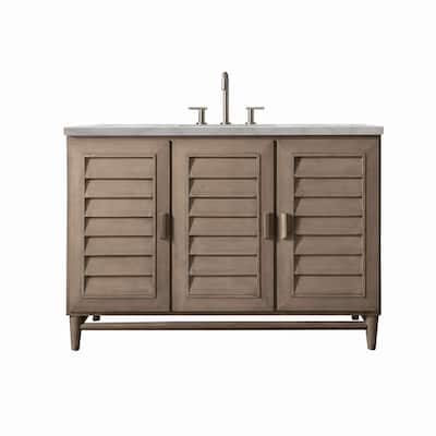 James Martin Vanities 620-V48-3VSL Portland 48" Single Basin Wood